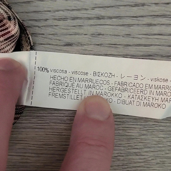 🛍Zara Woman Brown Plaid Tie Front Back Zip Pencil Skirt Womens Size Medium‎ - Picture 7 of 10